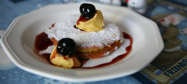 Cialde croccanti con crema al passito