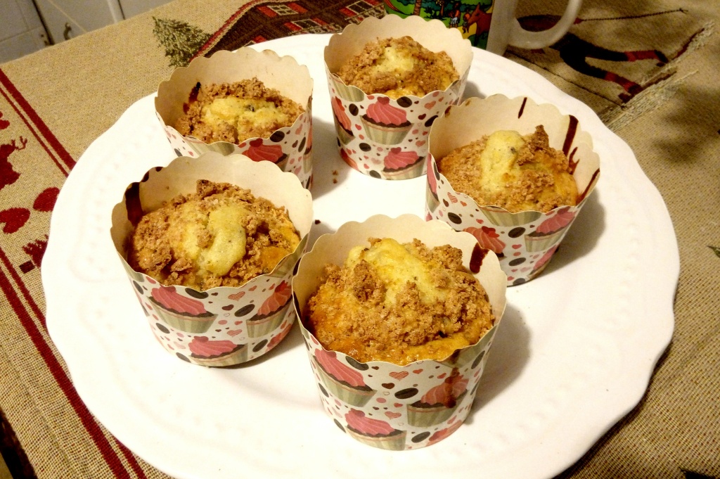 Muffin alle pere e cioccolato